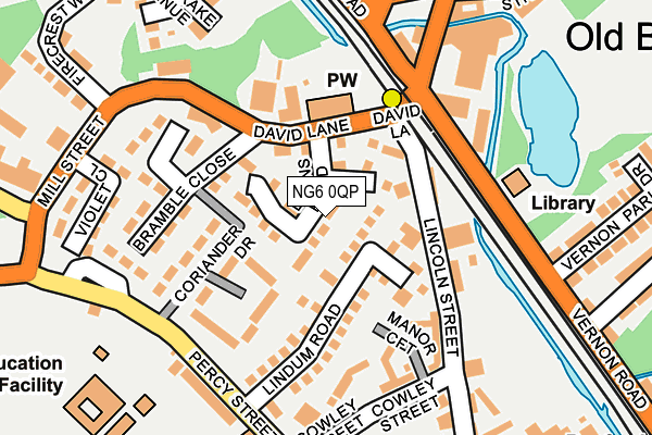 NG6 0QP map - OS OpenMap – Local (Ordnance Survey) NG6 0QP map - OS OpenMap – Local (Ordnance Survey)
