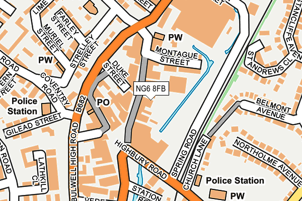 NG6 8FB map - OS OpenMap – Local (Ordnance Survey) NG6 8FB map - OS OpenMap – Local (Ordnance Survey)