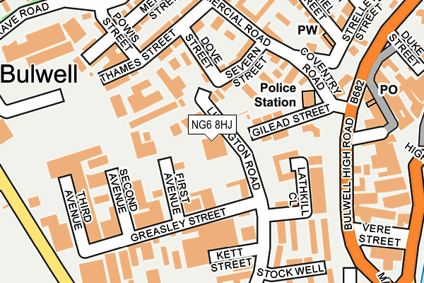 NG6 8HJ map - OS OpenMap – Local (Ordnance Survey) NG6 8HJ map - OS OpenMap – Local (Ordnance Survey)