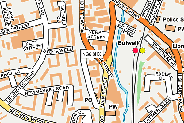 NG6 8HX map - OS OpenMap – Local (Ordnance Survey) NG6 8HX map - OS OpenMap – Local (Ordnance Survey)