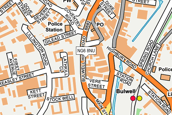 NG6 8NU map - OS OpenMap – Local (Ordnance Survey) NG6 8NU map - OS OpenMap – Local (Ordnance Survey)