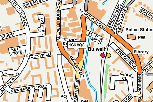 NG6 8QG map - OS OpenMap – Local (Ordnance Survey) NG6 8QG map - OS OpenMap – Local (Ordnance Survey)