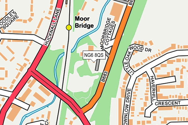 NG6 8QS map - OS OpenMap – Local (Ordnance Survey) NG6 8QS map - OS OpenMap – Local (Ordnance Survey)