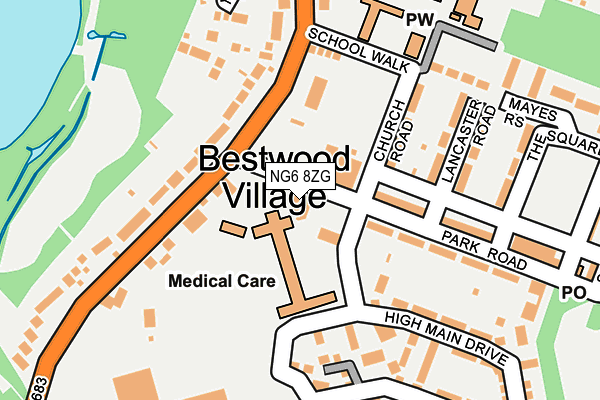 NG6 8ZG map - OS OpenMap – Local (Ordnance Survey) NG6 8ZG map - OS OpenMap – Local (Ordnance Survey)
