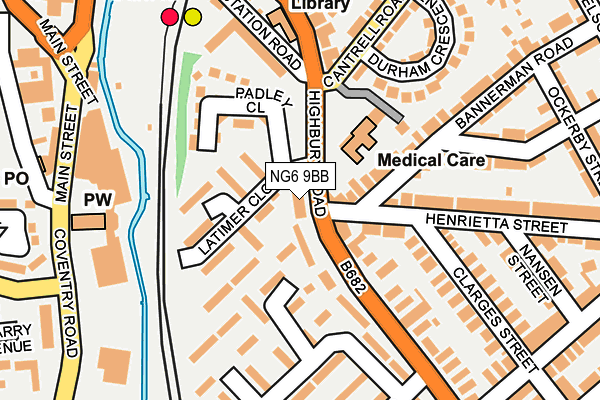 NG6 9BB map - OS OpenMap – Local (Ordnance Survey) NG6 9BB map - OS OpenMap – Local (Ordnance Survey)