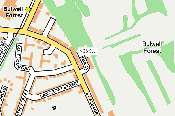 NG6 9JJ map - OS OpenMap – Local (Ordnance Survey) NG6 9JJ map - OS OpenMap – Local (Ordnance Survey)