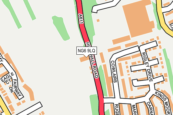 NG6 9LQ map - OS OpenMap – Local (Ordnance Survey) NG6 9LQ map - OS OpenMap – Local (Ordnance Survey)