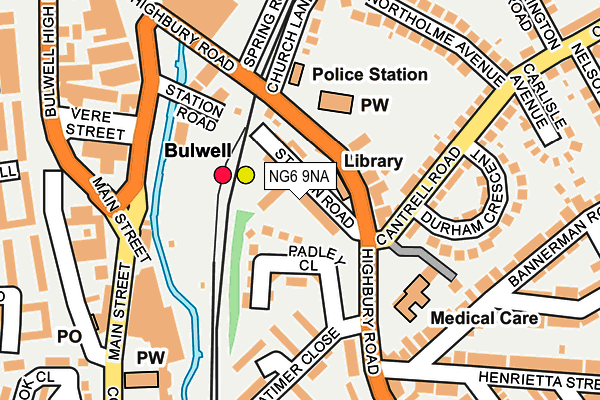 NG6 9NA map - OS OpenMap – Local (Ordnance Survey) NG6 9NA map - OS OpenMap – Local (Ordnance Survey)