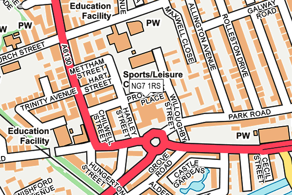 NG7 1RS map - OS OpenMap – Local (Ordnance Survey) NG7 1RS map - OS OpenMap – Local (Ordnance Survey)