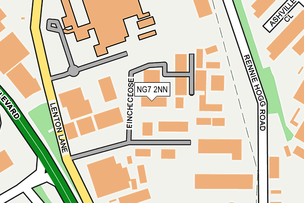 NG7 2NN map - OS OpenMap – Local (Ordnance Survey) NG7 2NN map - OS OpenMap – Local (Ordnance Survey)