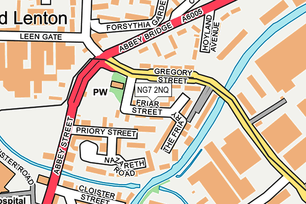 NG7 2NQ map - OS OpenMap – Local (Ordnance Survey) NG7 2NQ map - OS OpenMap – Local (Ordnance Survey)