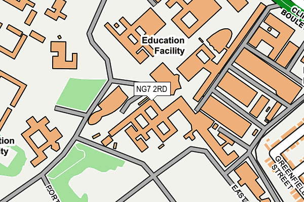 NG7 2RD map - OS OpenMap – Local (Ordnance Survey) NG7 2RD map - OS OpenMap – Local (Ordnance Survey)