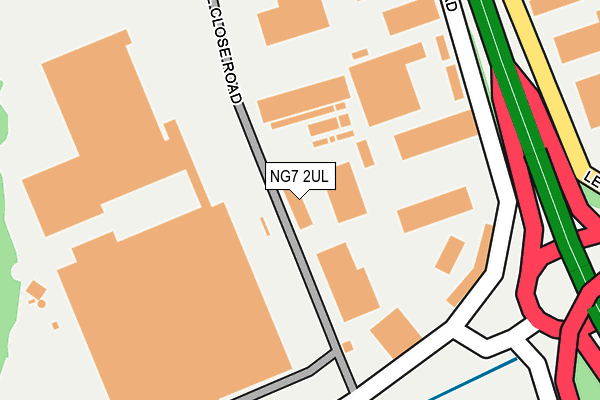 NG7 2UL map - OS OpenMap – Local (Ordnance Survey) NG7 2UL map - OS OpenMap – Local (Ordnance Survey)