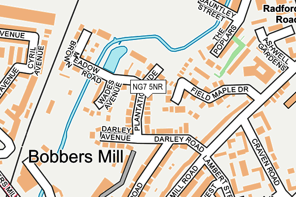 NG7 5NR map - OS OpenMap – Local (Ordnance Survey) NG7 5NR map - OS OpenMap – Local (Ordnance Survey)