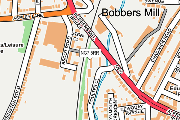 NG7 5RR map - OS OpenMap – Local (Ordnance Survey) NG7 5RR map - OS OpenMap – Local (Ordnance Survey)