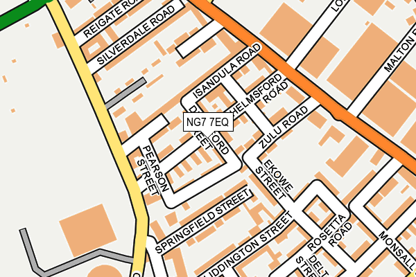 NG7 7EQ map - OS OpenMap – Local (Ordnance Survey) NG7 7EQ map - OS OpenMap – Local (Ordnance Survey)
