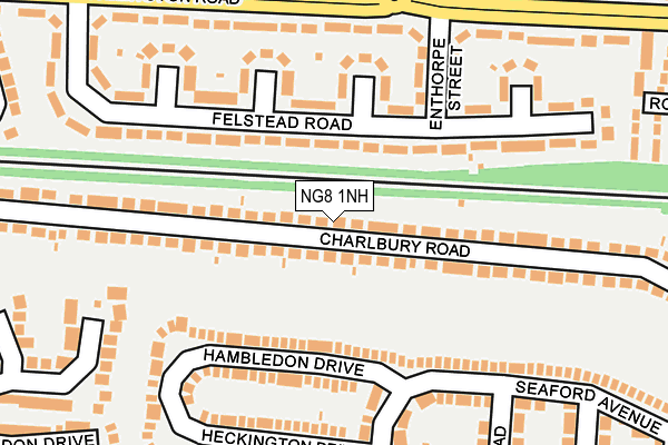 NG8 1NH map - OS OpenMap – Local (Ordnance Survey) NG8 1NH map - OS OpenMap – Local (Ordnance Survey)
