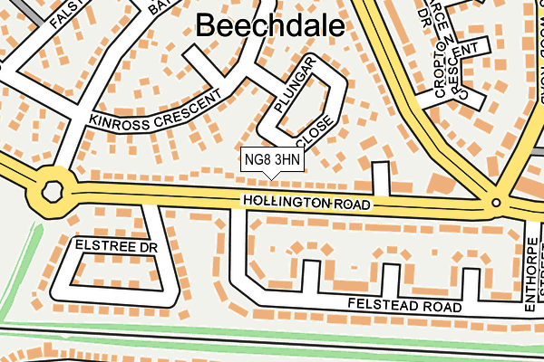 NG8 3HN map - OS OpenMap – Local (Ordnance Survey) NG8 3HN map - OS OpenMap – Local (Ordnance Survey)