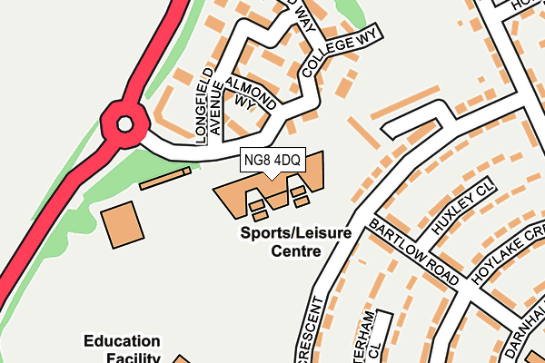 NG8 4DQ map - OS OpenMap – Local (Ordnance Survey) NG8 4DQ map - OS OpenMap – Local (Ordnance Survey)