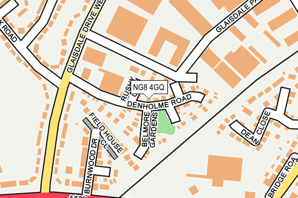 NG8 4GQ map - OS OpenMap – Local (Ordnance Survey) NG8 4GQ map - OS OpenMap – Local (Ordnance Survey)