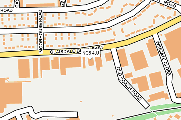 NG8 4JJ map - OS OpenMap – Local (Ordnance Survey) NG8 4JJ map - OS OpenMap – Local (Ordnance Survey)