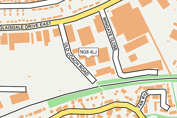 NG8 4LJ map - OS OpenMap – Local (Ordnance Survey) NG8 4LJ map - OS OpenMap – Local (Ordnance Survey)
