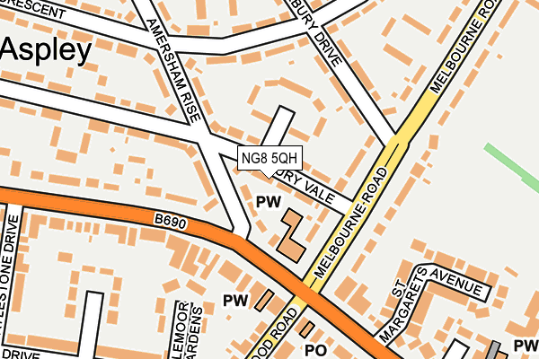 NG8 5QH map - OS OpenMap – Local (Ordnance Survey) NG8 5QH map - OS OpenMap – Local (Ordnance Survey)