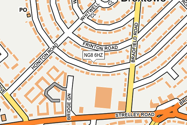 NG8 6HZ map - OS OpenMap – Local (Ordnance Survey) NG8 6HZ map - OS OpenMap – Local (Ordnance Survey)