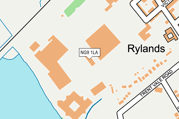 NG9 1LA map - OS OpenMap – Local (Ordnance Survey) NG9 1LA map - OS OpenMap – Local (Ordnance Survey)