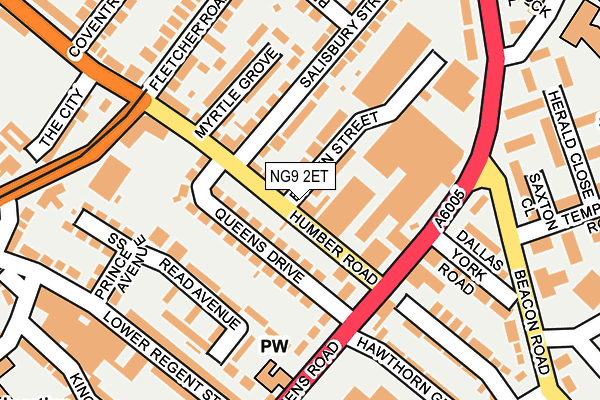 NG9 2ET map - OS OpenMap – Local (Ordnance Survey) NG9 2ET map - OS OpenMap – Local (Ordnance Survey)