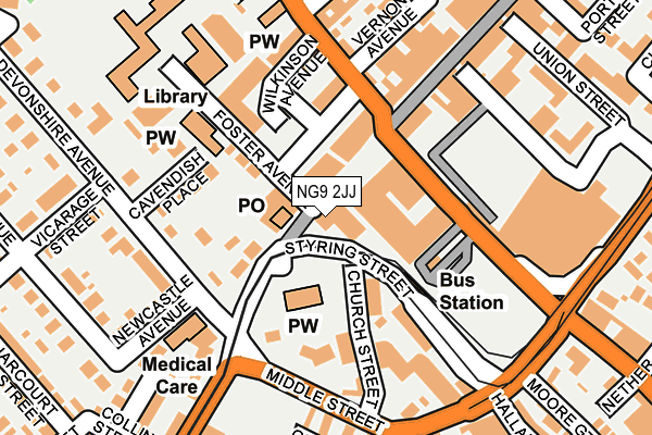 NG9 2JJ map - OS OpenMap – Local (Ordnance Survey) NG9 2JJ map - OS OpenMap – Local (Ordnance Survey)