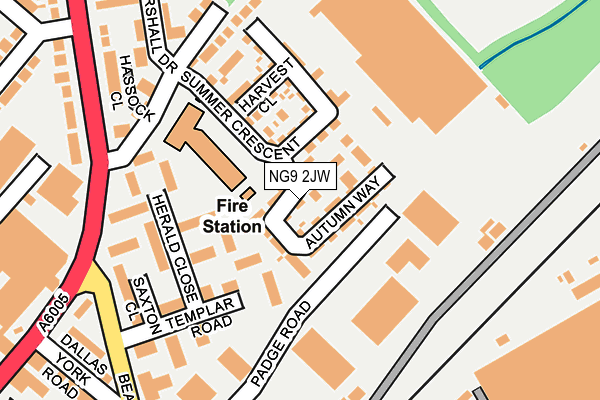 NG9 2JW map - OS OpenMap – Local (Ordnance Survey) NG9 2JW map - OS OpenMap – Local (Ordnance Survey)
