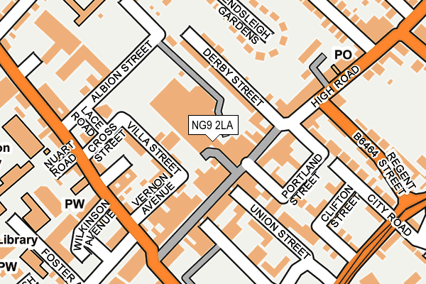 NG9 2LA map - OS OpenMap – Local (Ordnance Survey) NG9 2LA map - OS OpenMap – Local (Ordnance Survey)