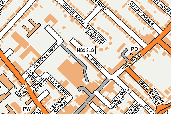 NG9 2LG map - OS OpenMap – Local (Ordnance Survey) NG9 2LG map - OS OpenMap – Local (Ordnance Survey)