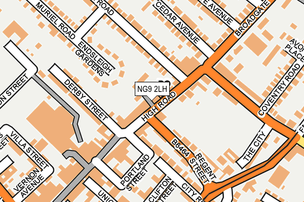 NG9 2LH map - OS OpenMap – Local (Ordnance Survey) NG9 2LH map - OS OpenMap – Local (Ordnance Survey)