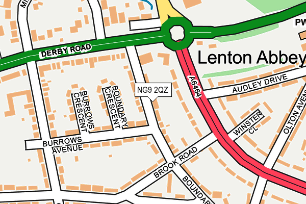 NG9 2QZ map - OS OpenMap – Local (Ordnance Survey) NG9 2QZ map - OS OpenMap – Local (Ordnance Survey)