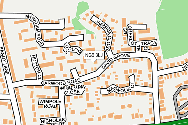 NG9 3LJ map - OS OpenMap – Local (Ordnance Survey) NG9 3LJ map - OS OpenMap – Local (Ordnance Survey)