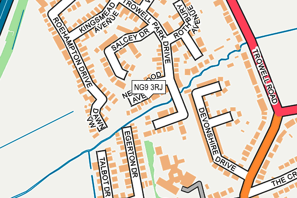 NG9 3RJ map - OS OpenMap – Local (Ordnance Survey) NG9 3RJ map - OS OpenMap – Local (Ordnance Survey)