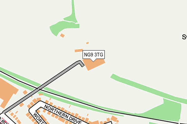 NG9 3TG map - OS OpenMap – Local (Ordnance Survey) NG9 3TG map - OS OpenMap – Local (Ordnance Survey)