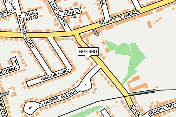 NG9 4BG map - OS OpenMap – Local (Ordnance Survey) NG9 4BG map - OS OpenMap – Local (Ordnance Survey)