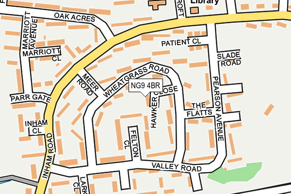 NG9 4BR map - OS OpenMap – Local (Ordnance Survey) NG9 4BR map - OS OpenMap – Local (Ordnance Survey)
