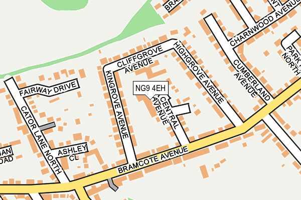 NG9 4EH map - OS OpenMap – Local (Ordnance Survey) NG9 4EH map - OS OpenMap – Local (Ordnance Survey)