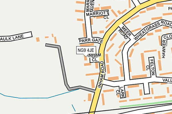 NG9 4JE map - OS OpenMap – Local (Ordnance Survey) NG9 4JE map - OS OpenMap – Local (Ordnance Survey)