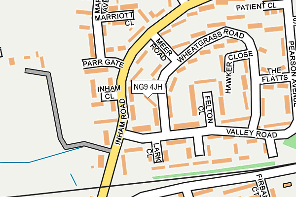NG9 4JH map - OS OpenMap – Local (Ordnance Survey) NG9 4JH map - OS OpenMap – Local (Ordnance Survey)