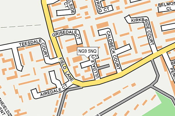 NG9 5NQ map - OS OpenMap – Local (Ordnance Survey) NG9 5NQ map - OS OpenMap – Local (Ordnance Survey)