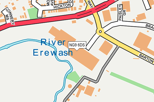 NG9 6DS map - OS OpenMap – Local (Ordnance Survey) NG9 6DS map - OS OpenMap – Local (Ordnance Survey)