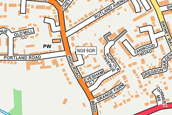 NG9 6GR maps, stats, and open data