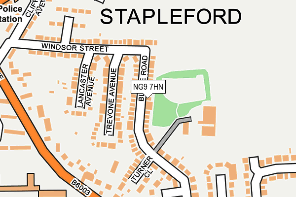 NG9 7HN map - OS OpenMap – Local (Ordnance Survey) NG9 7HN map - OS OpenMap – Local (Ordnance Survey)