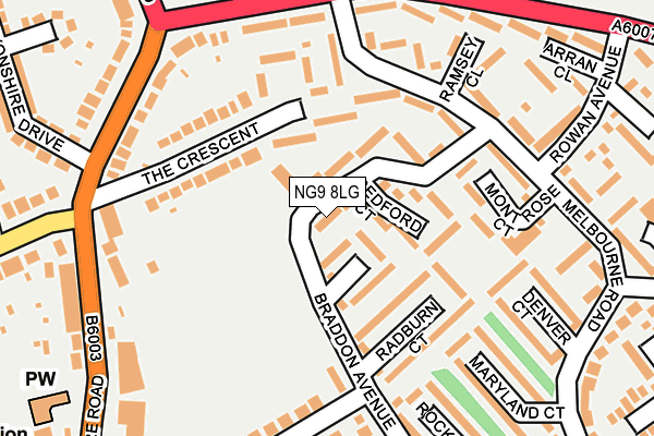 NG9 8LG map - OS OpenMap – Local (Ordnance Survey) NG9 8LG map - OS OpenMap – Local (Ordnance Survey)