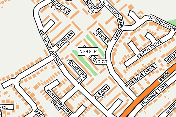 NG9 8LP map - OS OpenMap – Local (Ordnance Survey) NG9 8LP map - OS OpenMap – Local (Ordnance Survey)